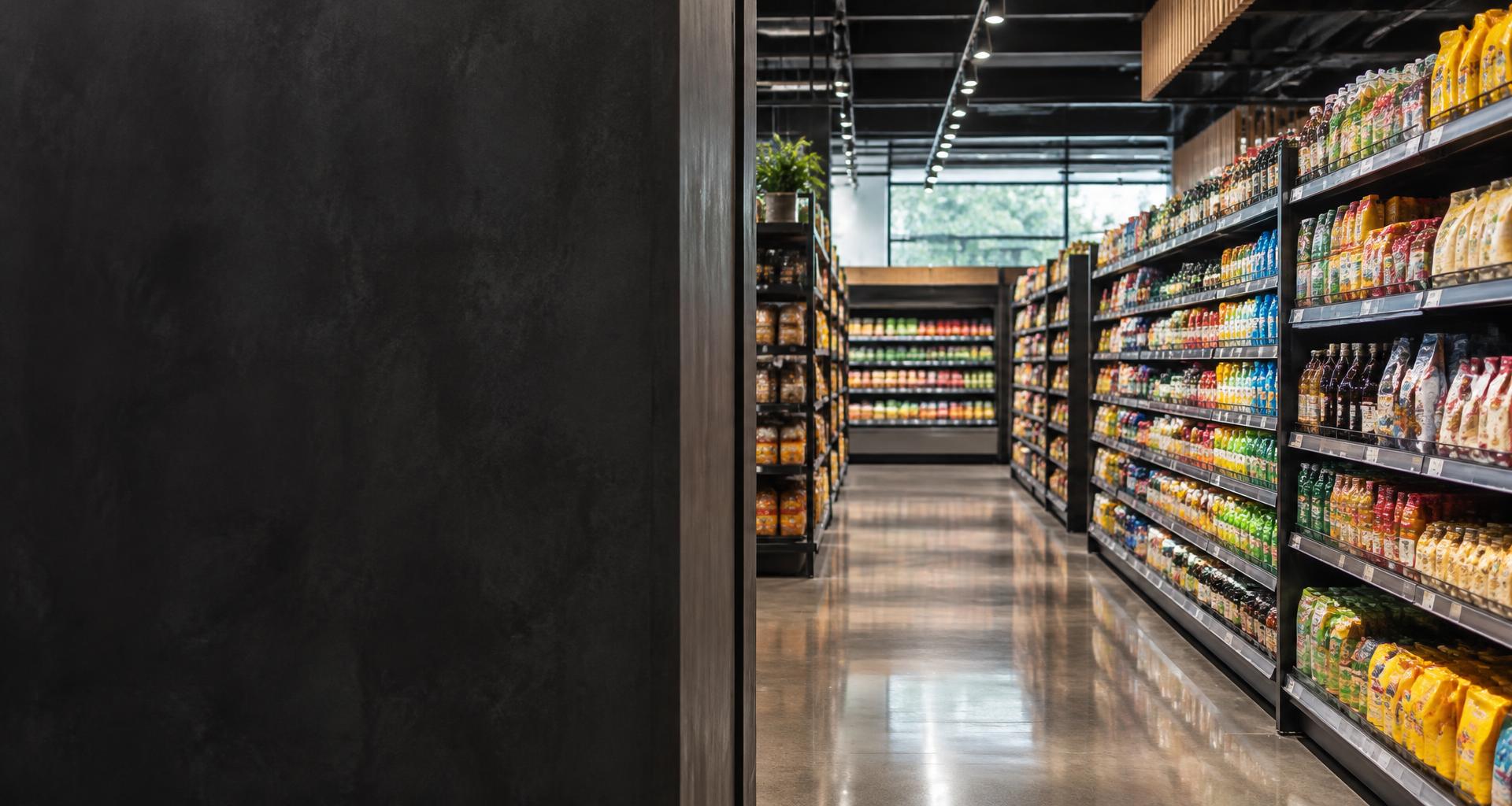 Categorías de consumo masivo en un supermercado